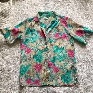 Vintage Tropical Button Down